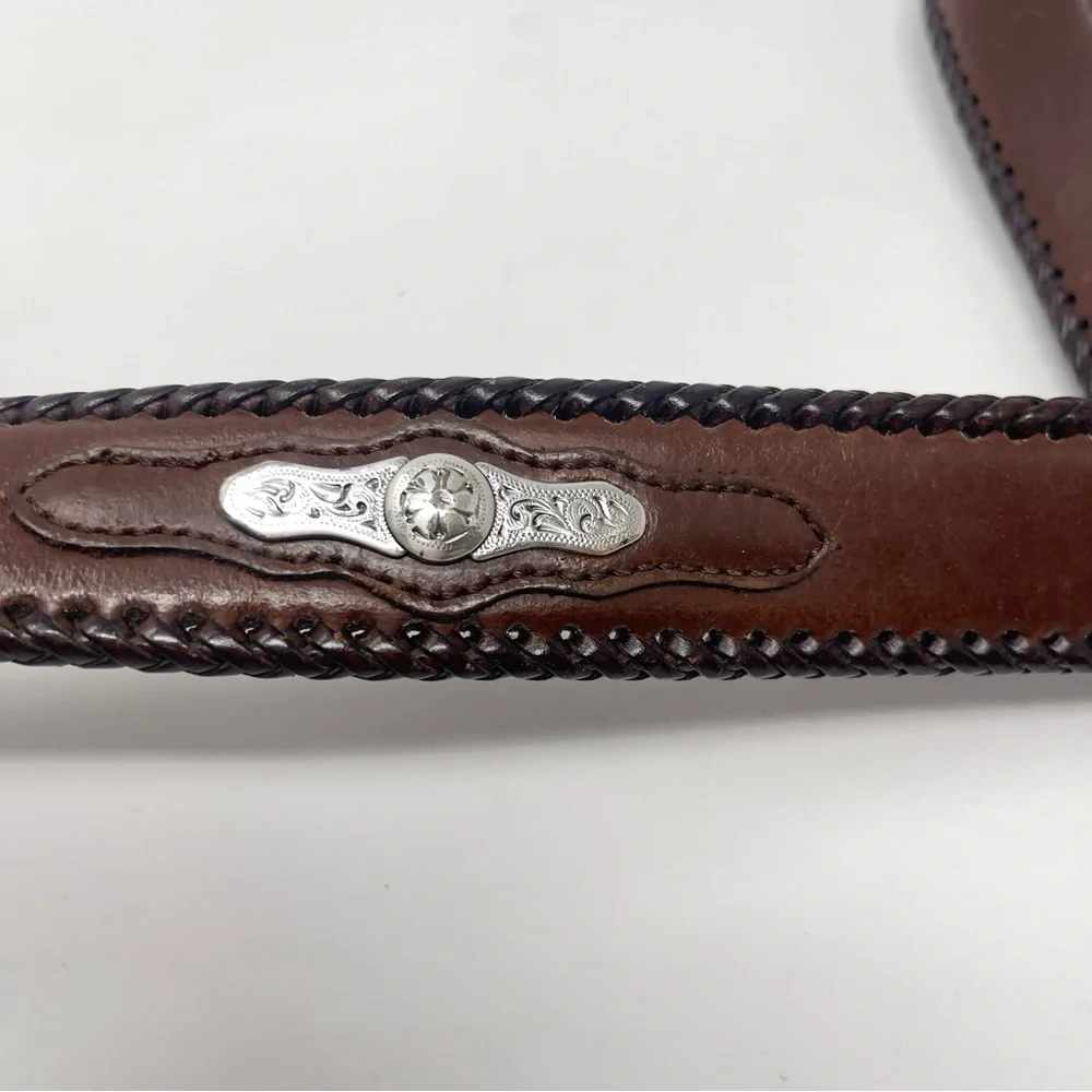 Nocona Genuine Leather Belt Size 42 | Western Tooled Belt | Add Your‎ Own Buckle